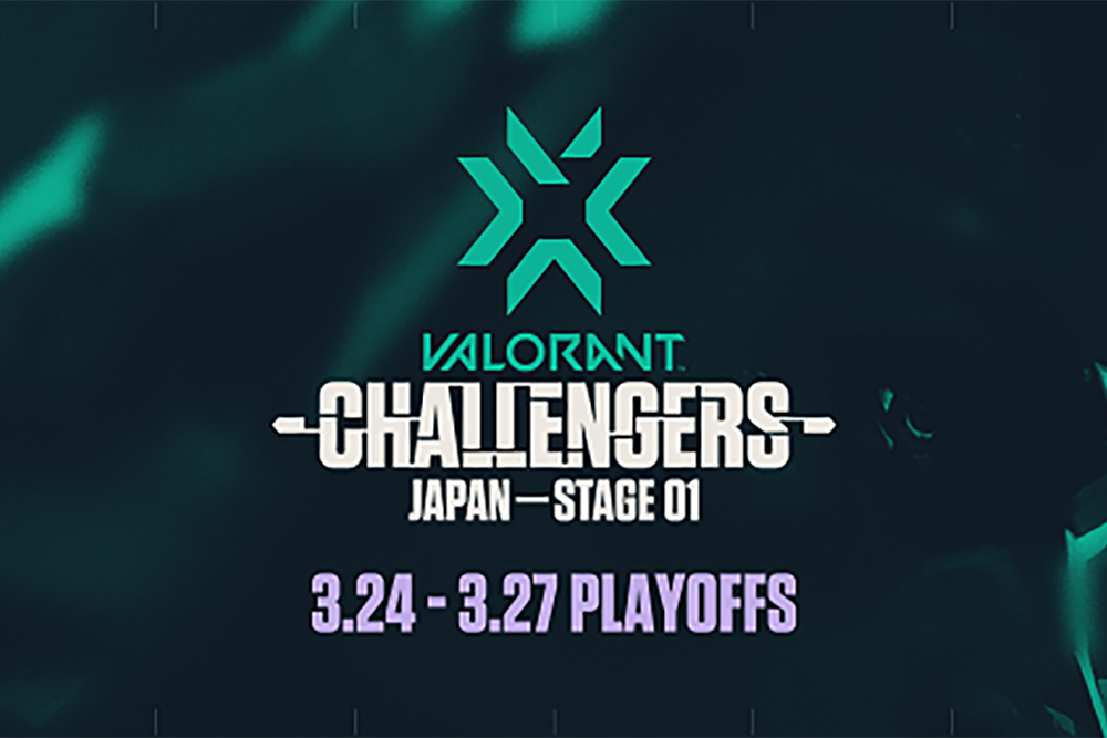 『2022 VALORANT Champions Tour Challengers Japan Stage1』 Playoffsが3月24日～27日(日)の4日間開催